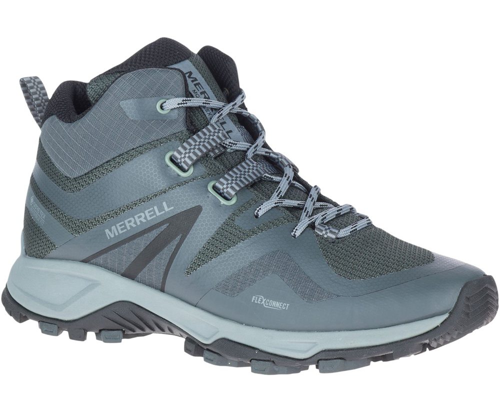 Kozaki Merrell Męskie Granatowe - Mqm Flex 2 Mid Gore-Tex® - 138045-PVF